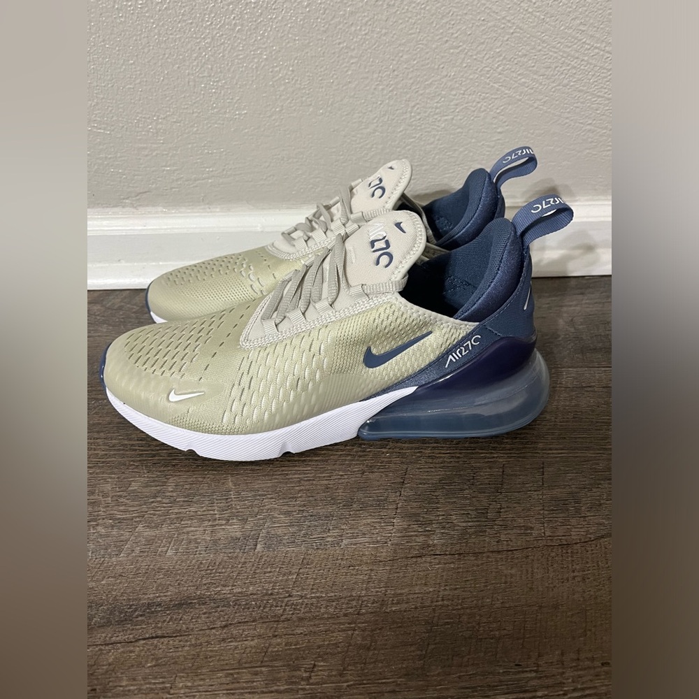 ‼️SOLD‼️ Nike Air Max 270 Light Bone Diffused Blue Women Shoe FQ8783-072 - Picture 4 of 11